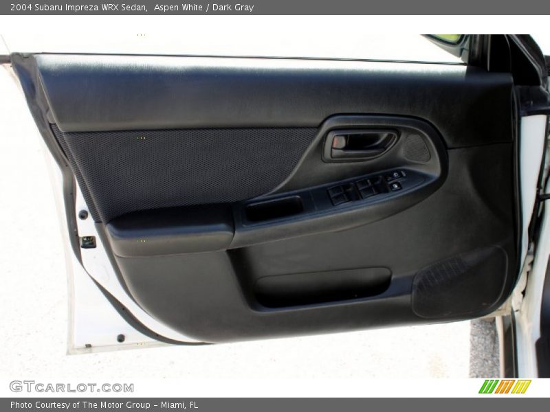 Aspen White / Dark Gray 2004 Subaru Impreza WRX Sedan