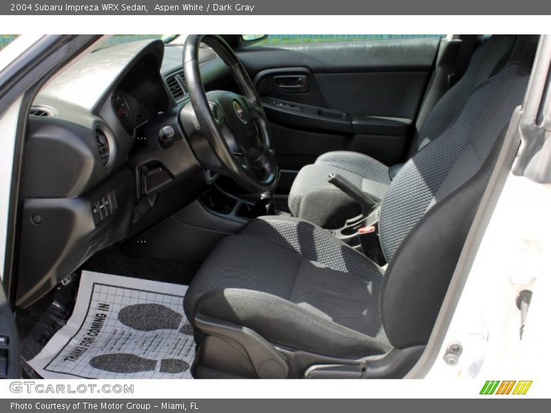  2004 Impreza WRX Sedan Dark Gray Interior