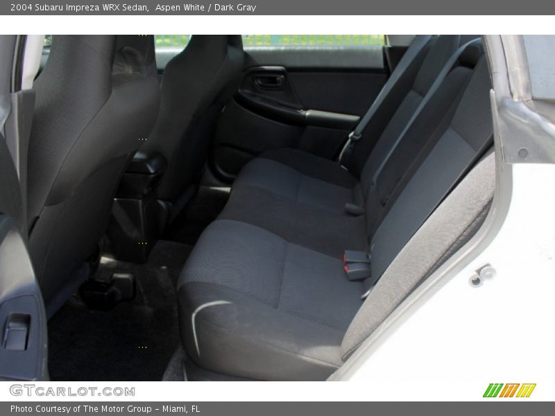 Aspen White / Dark Gray 2004 Subaru Impreza WRX Sedan