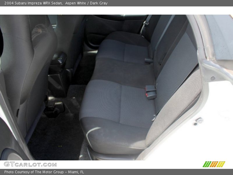 Aspen White / Dark Gray 2004 Subaru Impreza WRX Sedan