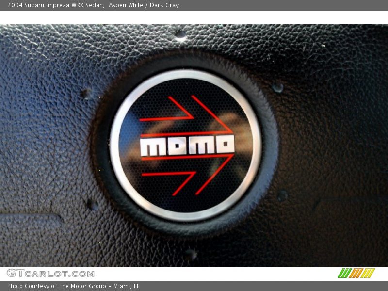 Aspen White / Dark Gray 2004 Subaru Impreza WRX Sedan