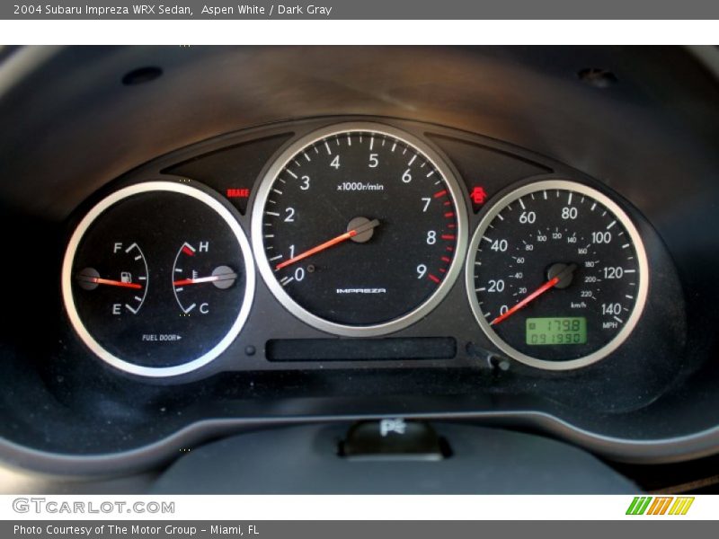  2004 Impreza WRX Sedan WRX Sedan Gauges