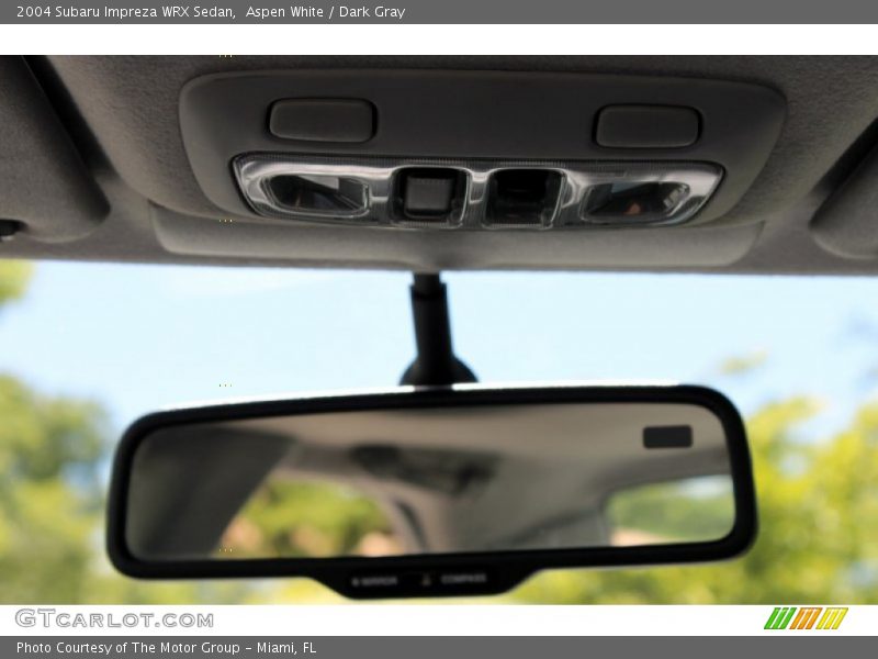 Aspen White / Dark Gray 2004 Subaru Impreza WRX Sedan