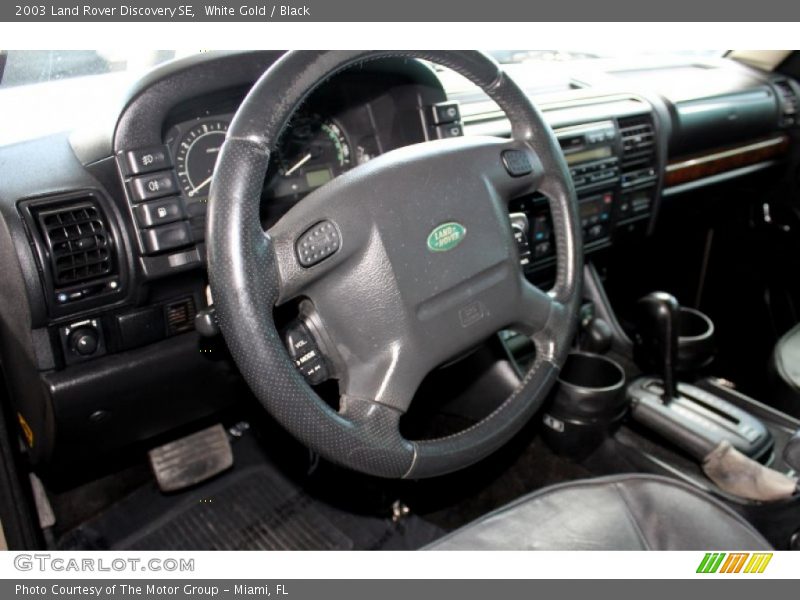 White Gold / Black 2003 Land Rover Discovery SE