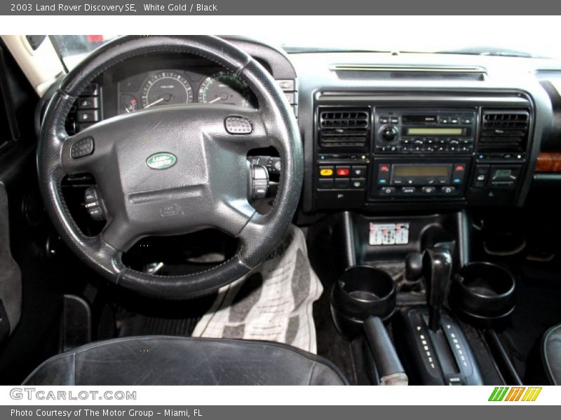 White Gold / Black 2003 Land Rover Discovery SE