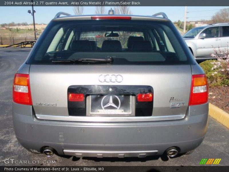 Atlas Grey Metallic / Platinum/Saber Black 2004 Audi Allroad 2.7T quattro Avant
