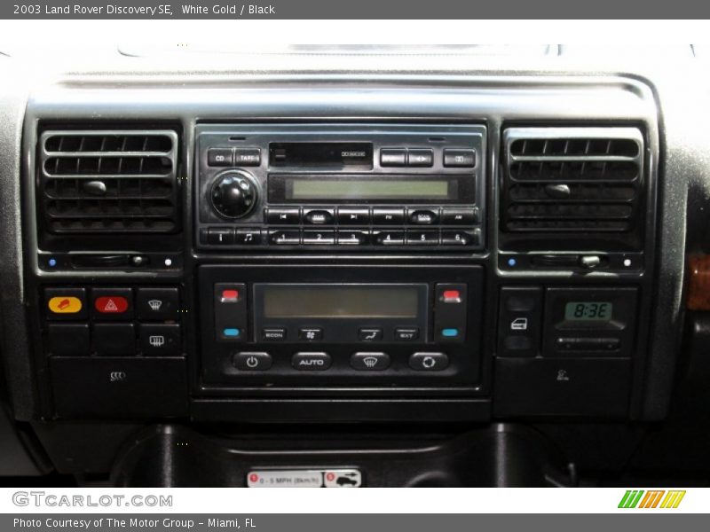 White Gold / Black 2003 Land Rover Discovery SE