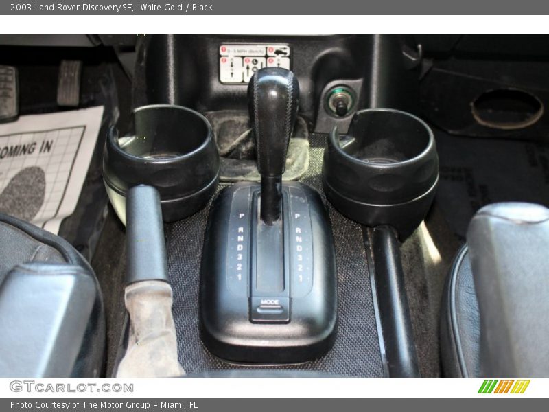White Gold / Black 2003 Land Rover Discovery SE