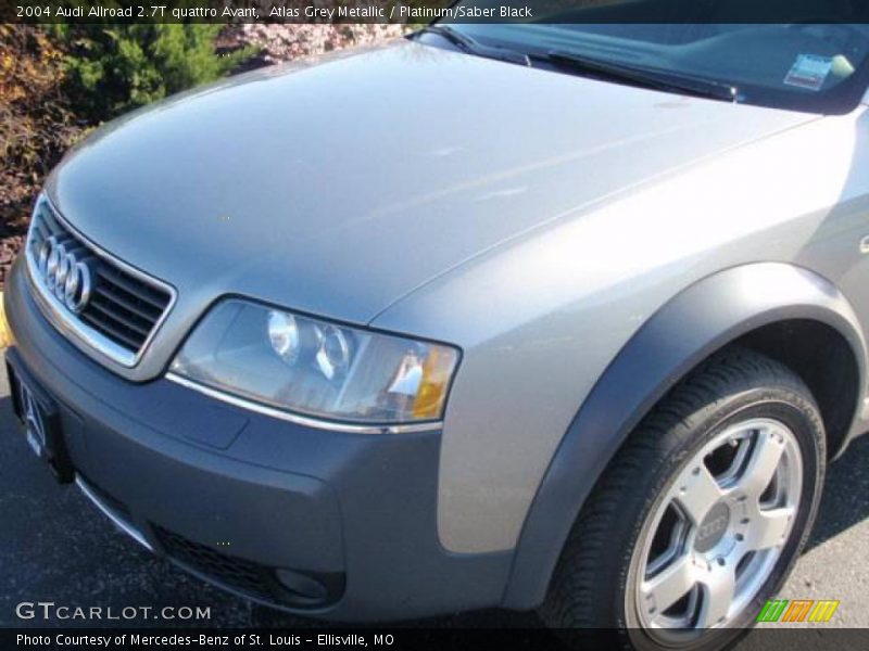 Atlas Grey Metallic / Platinum/Saber Black 2004 Audi Allroad 2.7T quattro Avant
