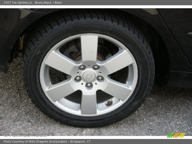 Ebony Black / Black 2007 Kia Optima LX