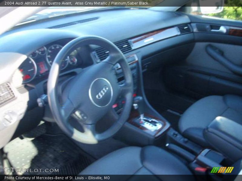 Atlas Grey Metallic / Platinum/Saber Black 2004 Audi Allroad 2.7T quattro Avant