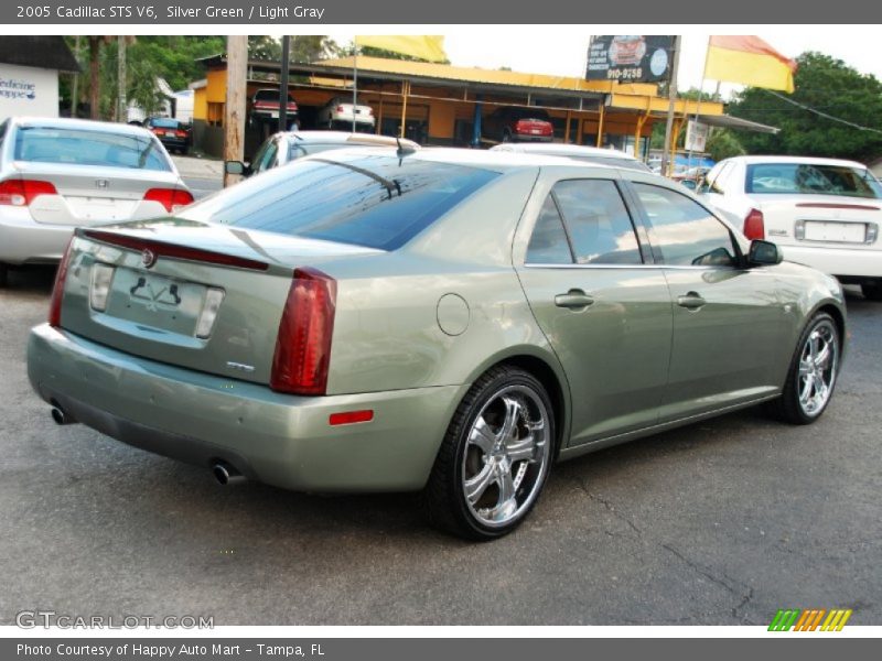 Silver Green / Light Gray 2005 Cadillac STS V6