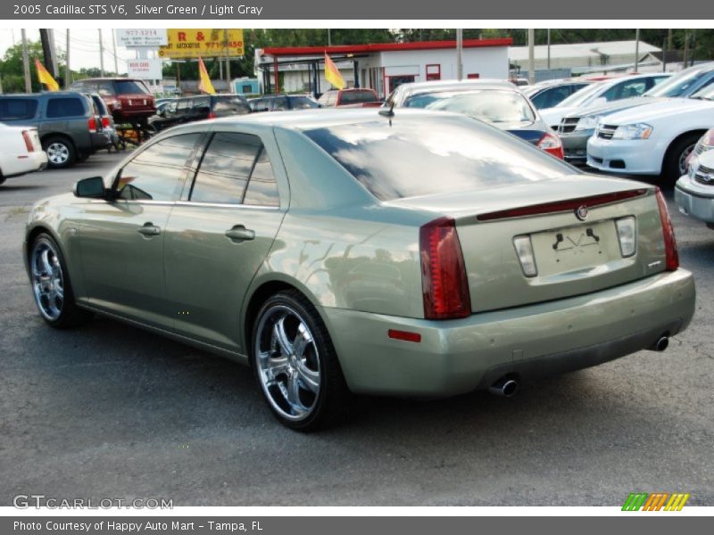 Silver Green / Light Gray 2005 Cadillac STS V6
