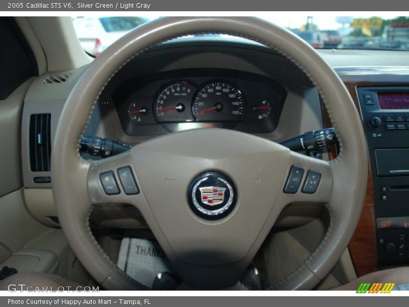 Silver Green / Light Gray 2005 Cadillac STS V6