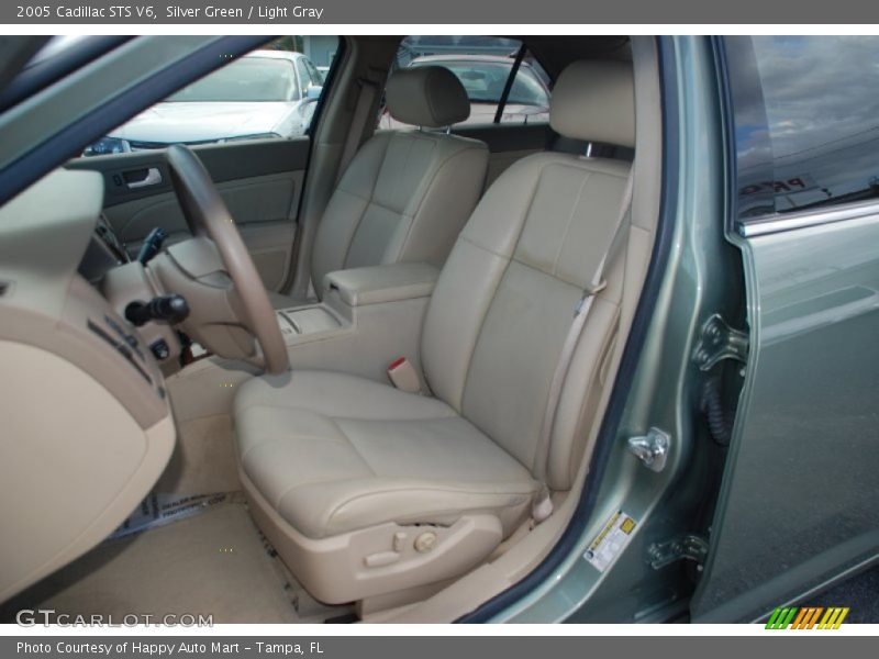 Silver Green / Light Gray 2005 Cadillac STS V6