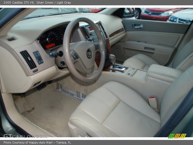 Silver Green / Light Gray 2005 Cadillac STS V6