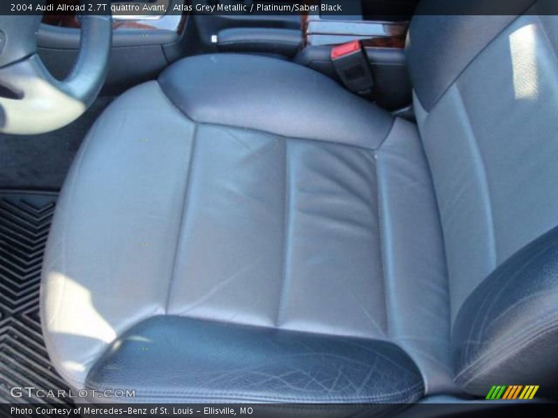 Atlas Grey Metallic / Platinum/Saber Black 2004 Audi Allroad 2.7T quattro Avant