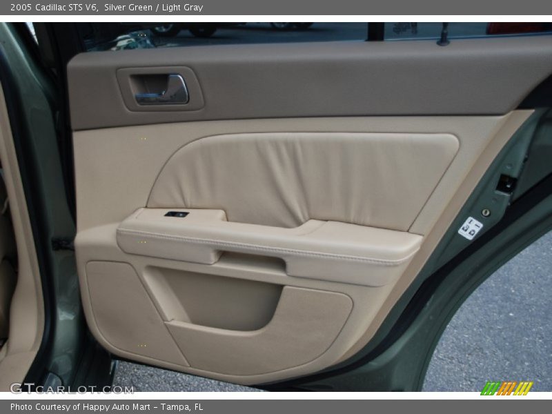 Silver Green / Light Gray 2005 Cadillac STS V6