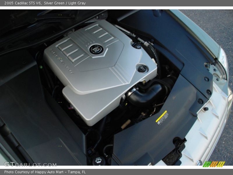 Silver Green / Light Gray 2005 Cadillac STS V6