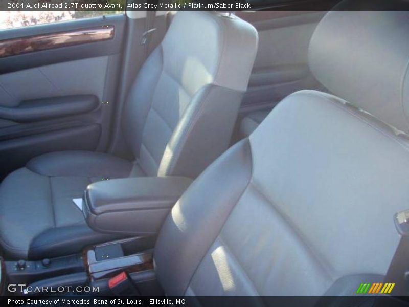 Atlas Grey Metallic / Platinum/Saber Black 2004 Audi Allroad 2.7T quattro Avant