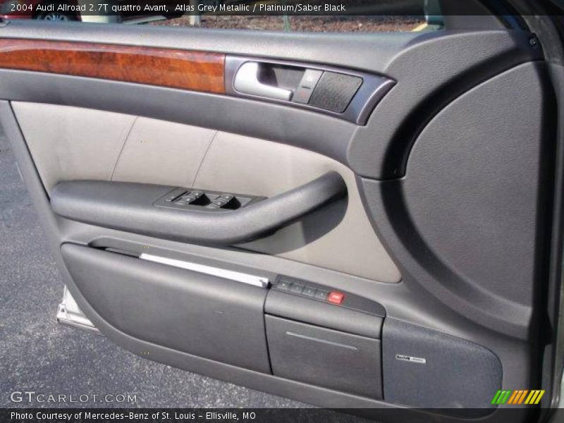 Atlas Grey Metallic / Platinum/Saber Black 2004 Audi Allroad 2.7T quattro Avant