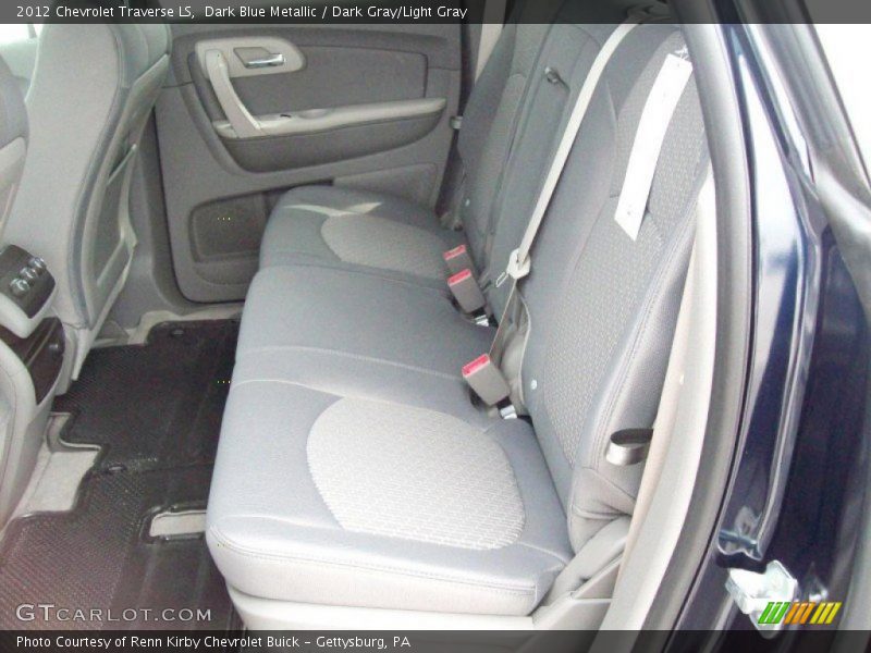 Dark Blue Metallic / Dark Gray/Light Gray 2012 Chevrolet Traverse LS