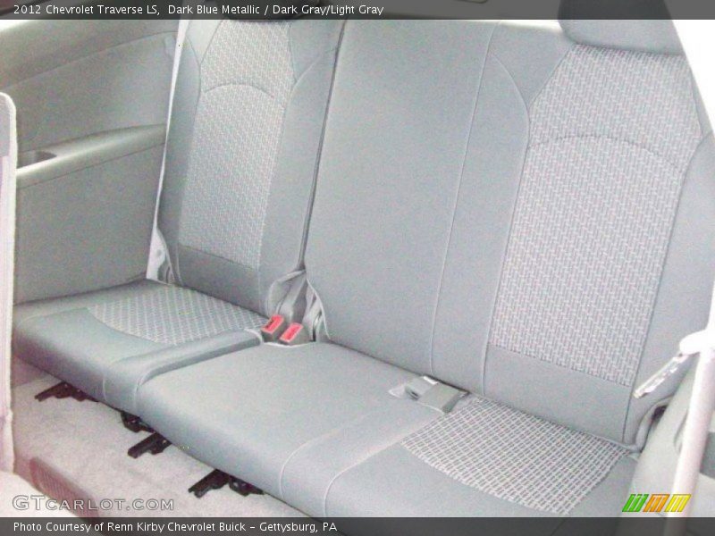 Dark Blue Metallic / Dark Gray/Light Gray 2012 Chevrolet Traverse LS