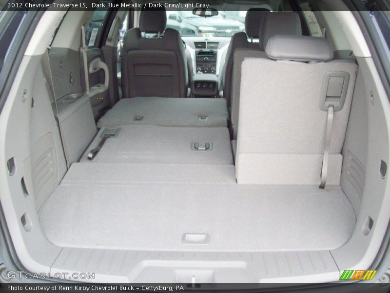 Dark Blue Metallic / Dark Gray/Light Gray 2012 Chevrolet Traverse LS