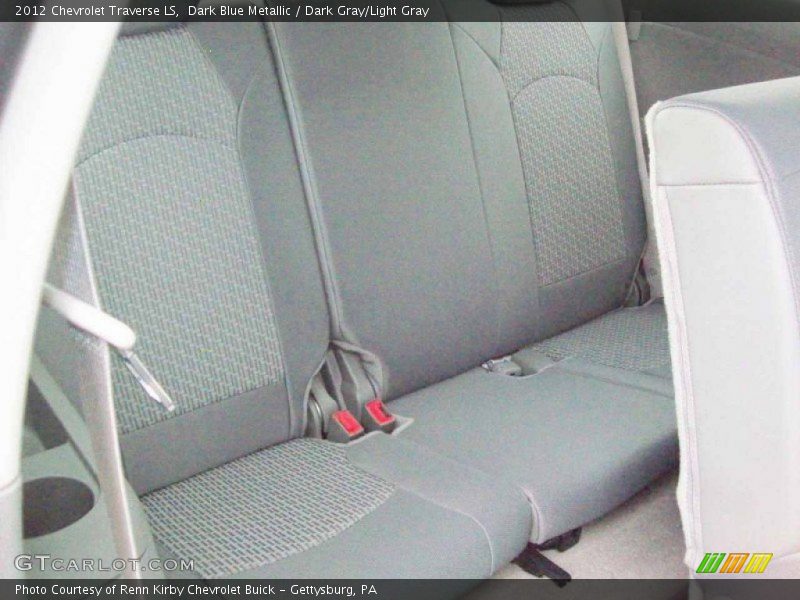 Dark Blue Metallic / Dark Gray/Light Gray 2012 Chevrolet Traverse LS