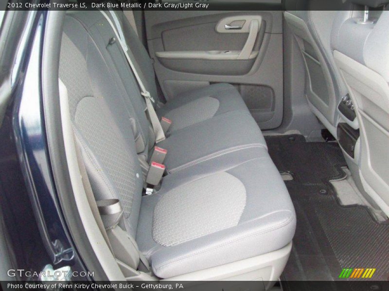 Dark Blue Metallic / Dark Gray/Light Gray 2012 Chevrolet Traverse LS