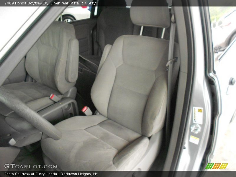 Silver Pearl Metallic / Gray 2009 Honda Odyssey EX
