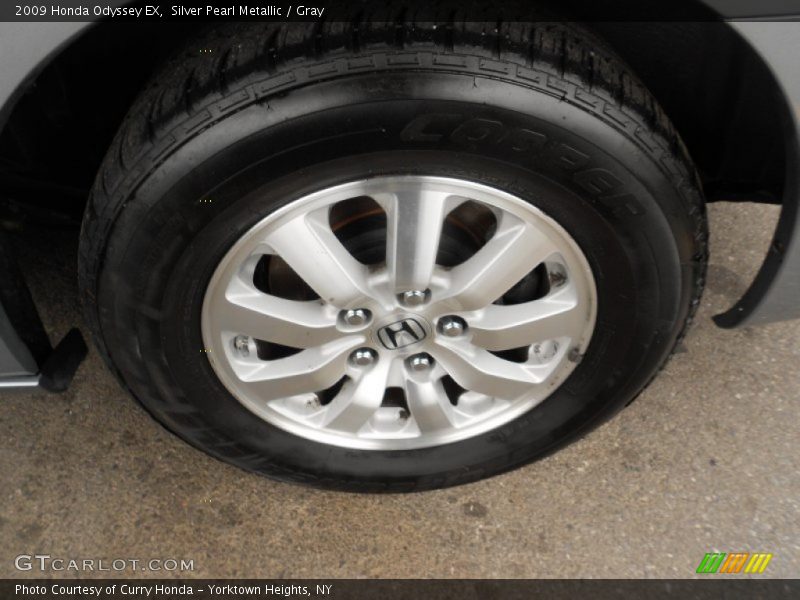 Silver Pearl Metallic / Gray 2009 Honda Odyssey EX
