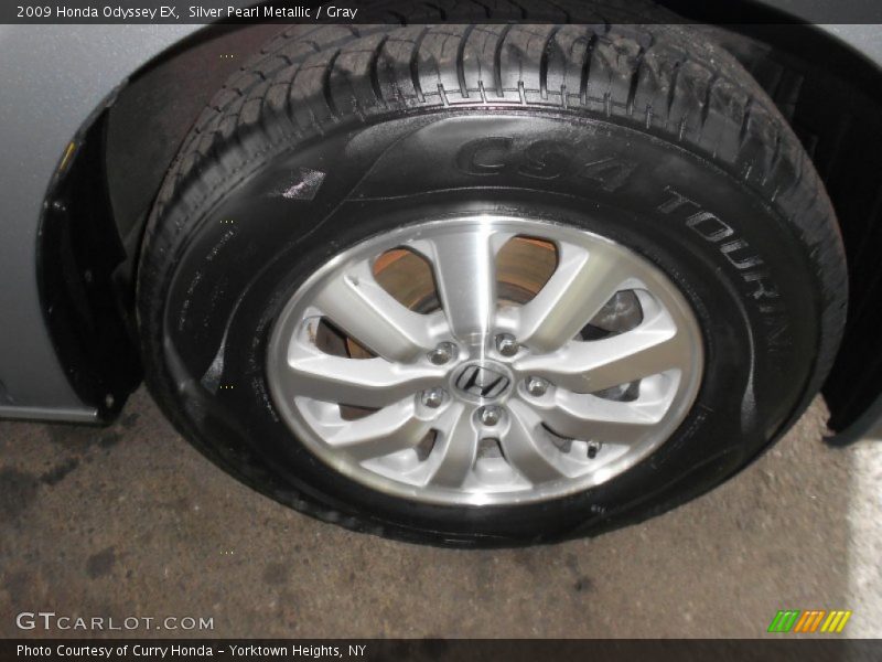 Silver Pearl Metallic / Gray 2009 Honda Odyssey EX