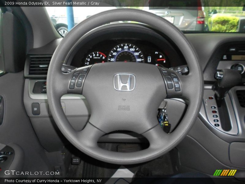 Silver Pearl Metallic / Gray 2009 Honda Odyssey EX