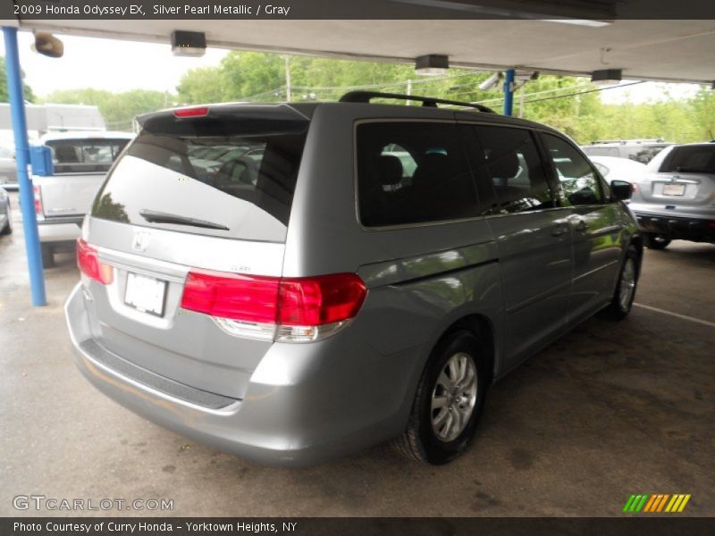 Silver Pearl Metallic / Gray 2009 Honda Odyssey EX