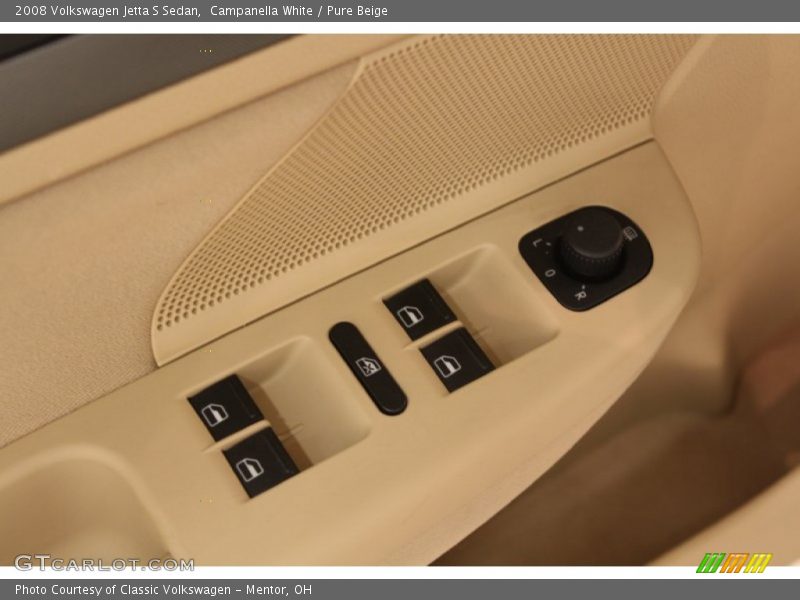Campanella White / Pure Beige 2008 Volkswagen Jetta S Sedan