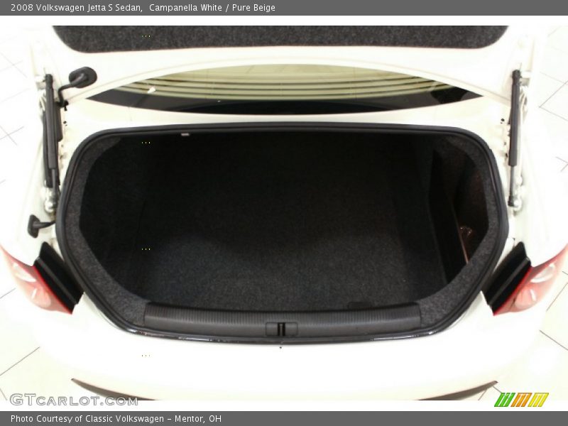 Campanella White / Pure Beige 2008 Volkswagen Jetta S Sedan