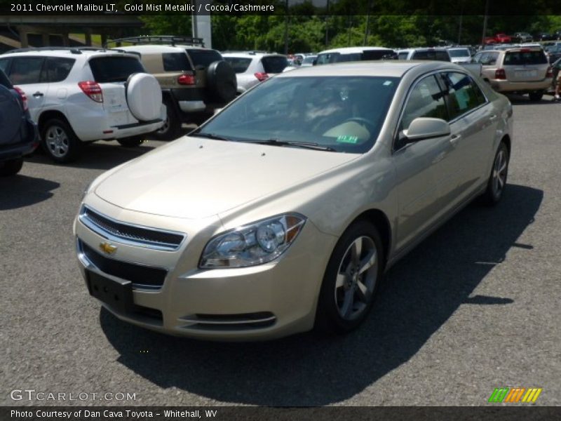 Gold Mist Metallic / Cocoa/Cashmere 2011 Chevrolet Malibu LT