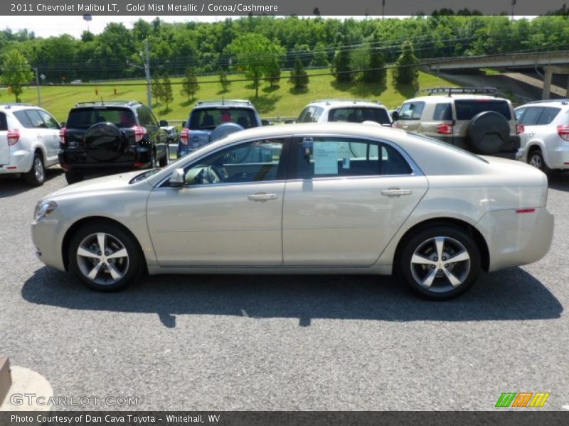 Gold Mist Metallic / Cocoa/Cashmere 2011 Chevrolet Malibu LT