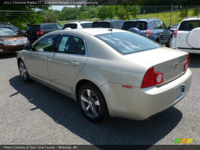 Gold Mist Metallic / Cocoa/Cashmere 2011 Chevrolet Malibu LT