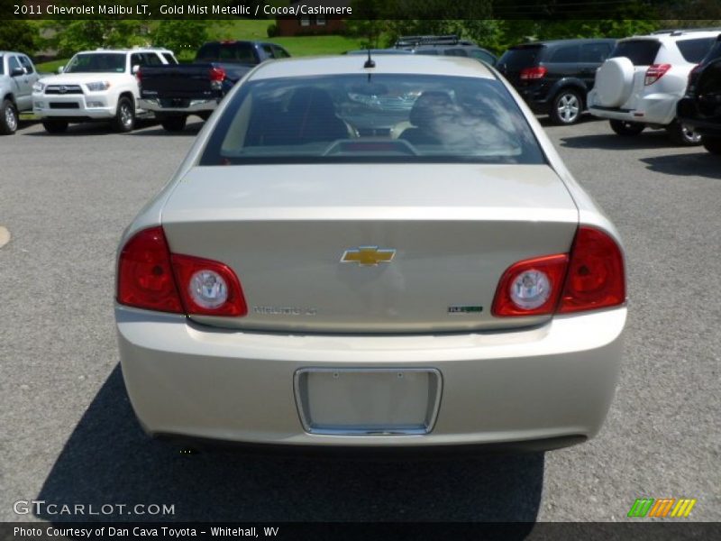 Gold Mist Metallic / Cocoa/Cashmere 2011 Chevrolet Malibu LT
