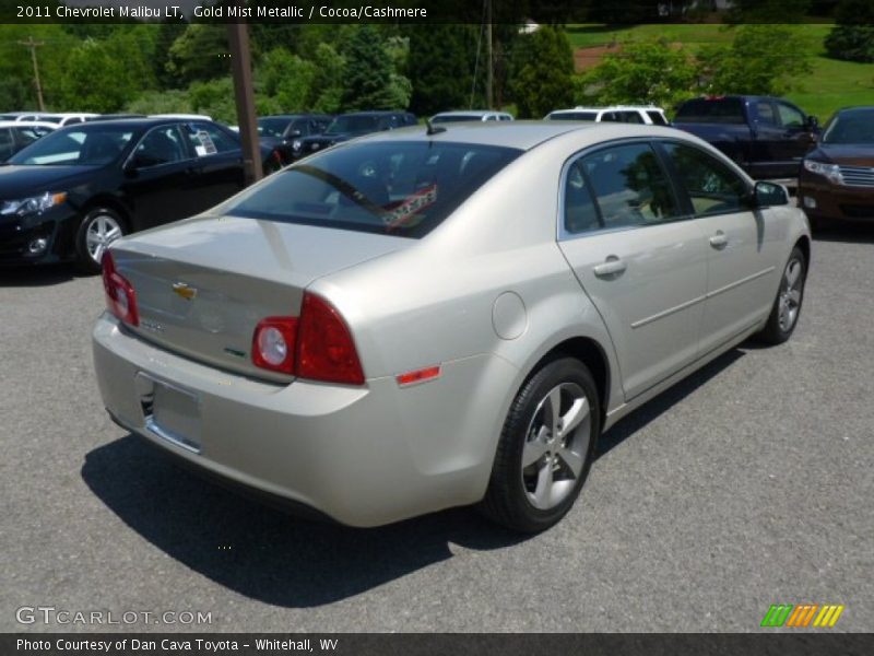 Gold Mist Metallic / Cocoa/Cashmere 2011 Chevrolet Malibu LT