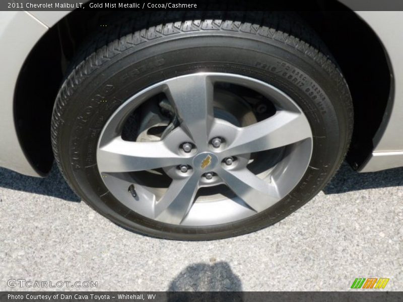 Gold Mist Metallic / Cocoa/Cashmere 2011 Chevrolet Malibu LT