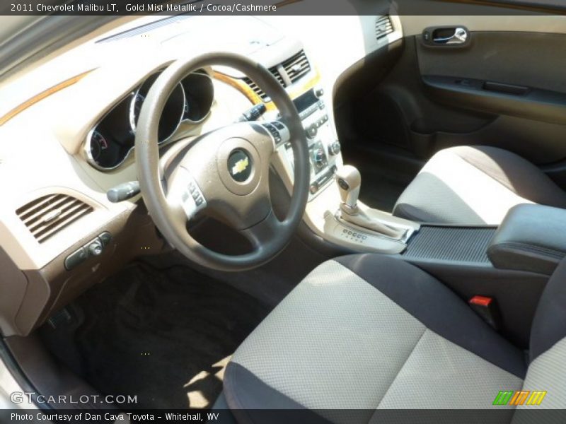 Gold Mist Metallic / Cocoa/Cashmere 2011 Chevrolet Malibu LT