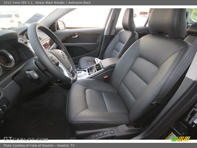 Ember Black Metallic / Anthracite Black 2012 Volvo S80 3.2