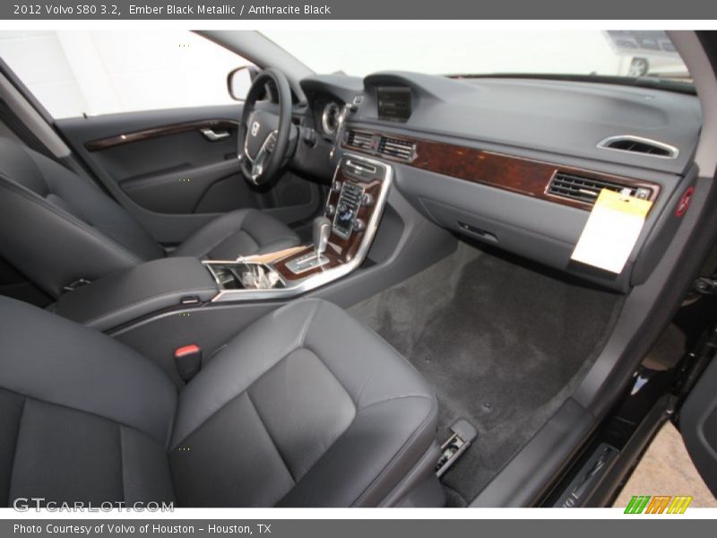 Ember Black Metallic / Anthracite Black 2012 Volvo S80 3.2