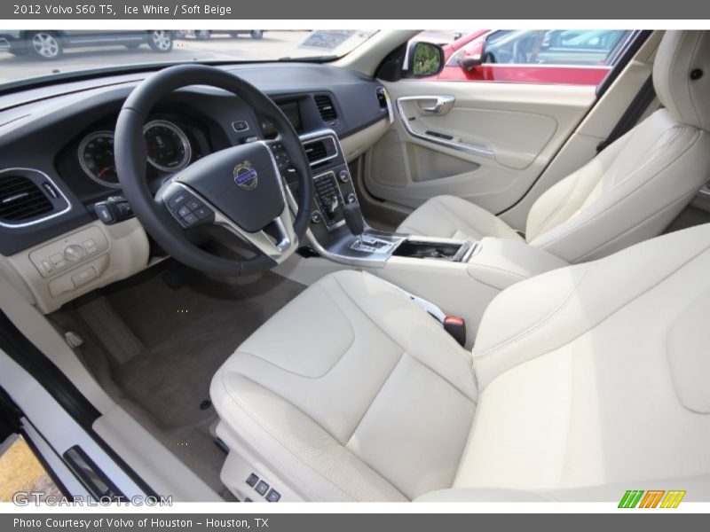 Ice White / Soft Beige 2012 Volvo S60 T5