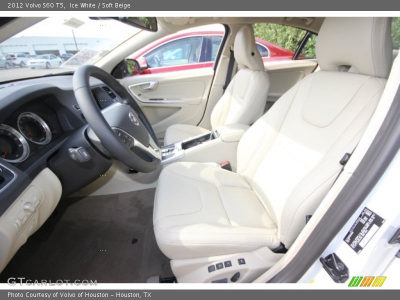 Ice White / Soft Beige 2012 Volvo S60 T5