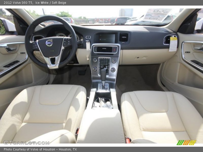 Ice White / Soft Beige 2012 Volvo S60 T5