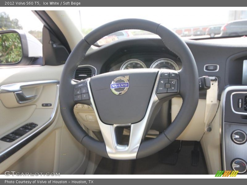 Ice White / Soft Beige 2012 Volvo S60 T5